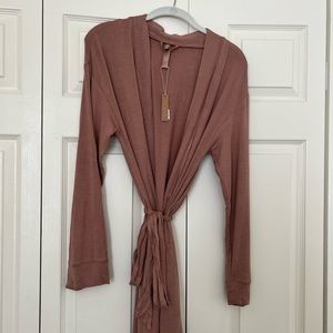 NWT skims sleep knit robe in sienna - medium